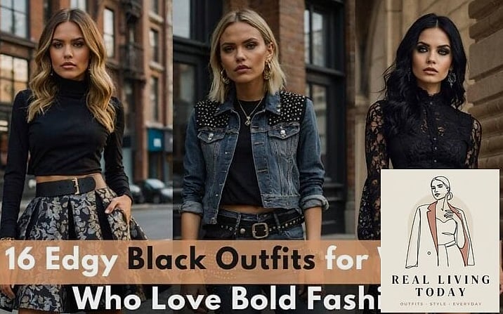 28 Edgy Work Outfits You'll Want to Wear on Repeat 17 All-Black Everything With a Statement Belt