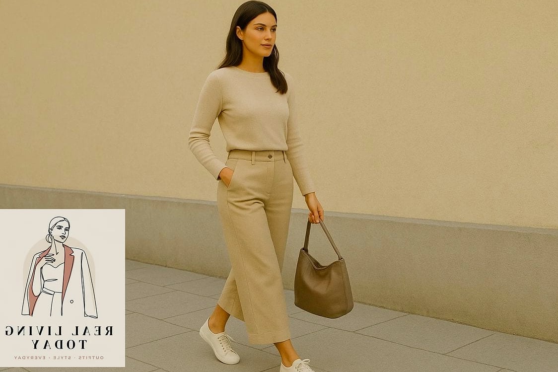 25 Ballet Sneakers Outfit That Will Elevate Any Wardrobe 15 All-Neutral Airport Outfit