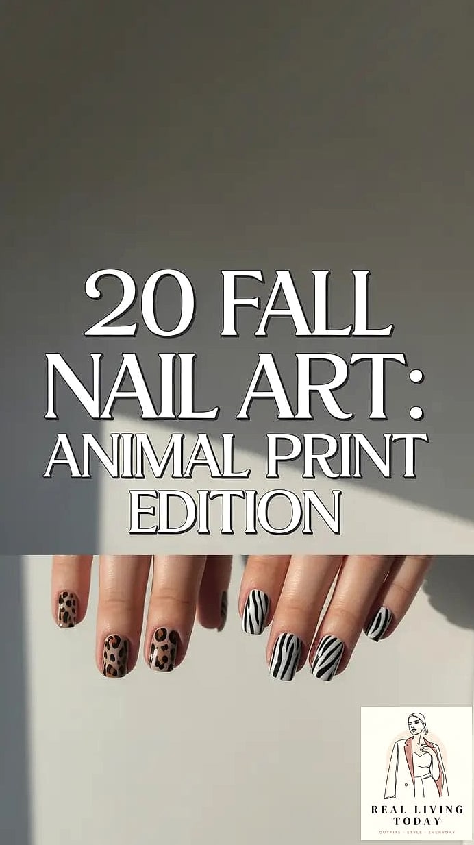 25 Fall Going Out Outfits for Women That Are Trendy, Cute and On Point 7 Animal Print Top and Straight-Leg Jeans