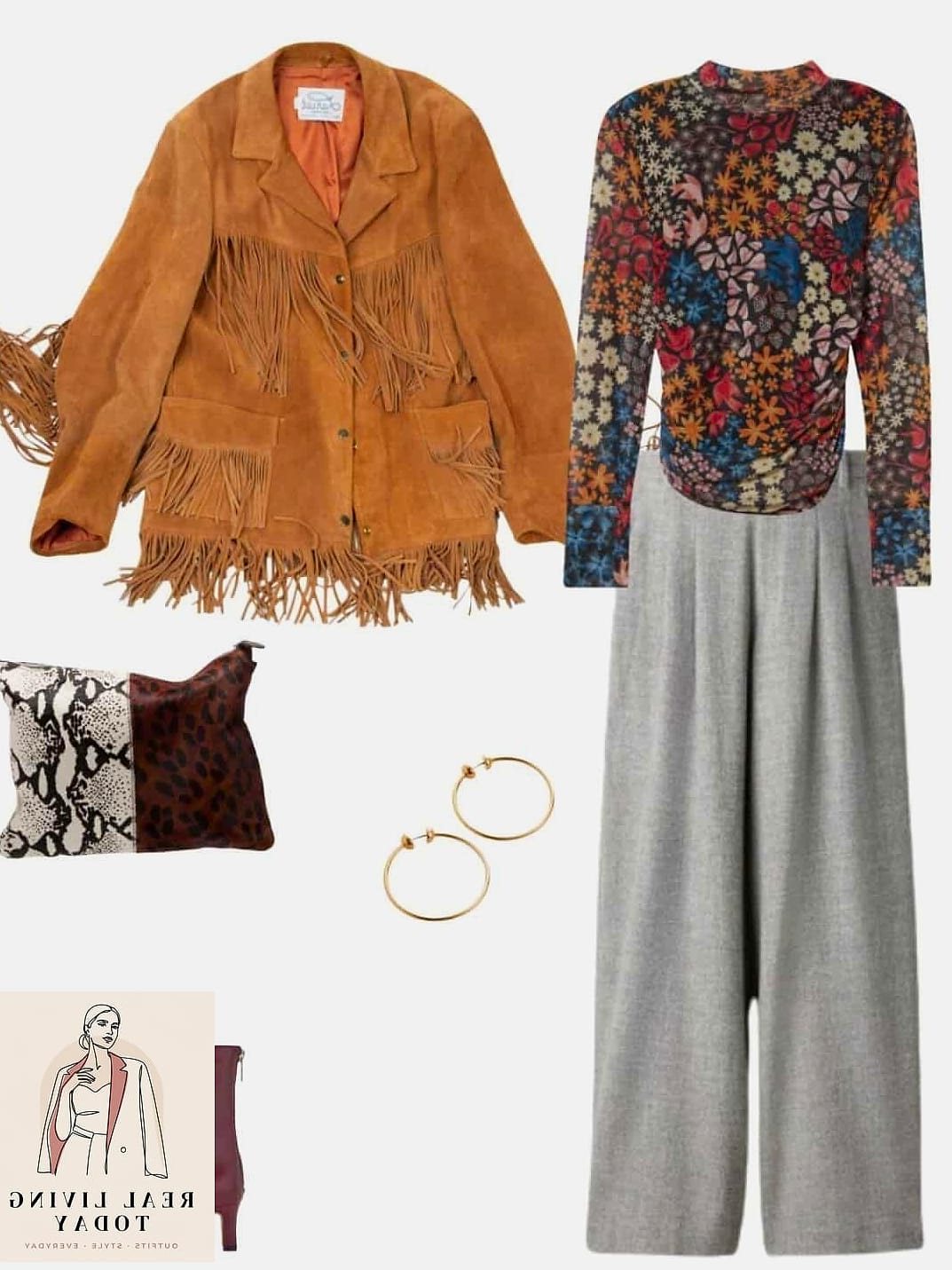 23 Amazon Fall Capsule Wardrobe You'll Want to Wear on Repeat 22 The Animal Print Scarf