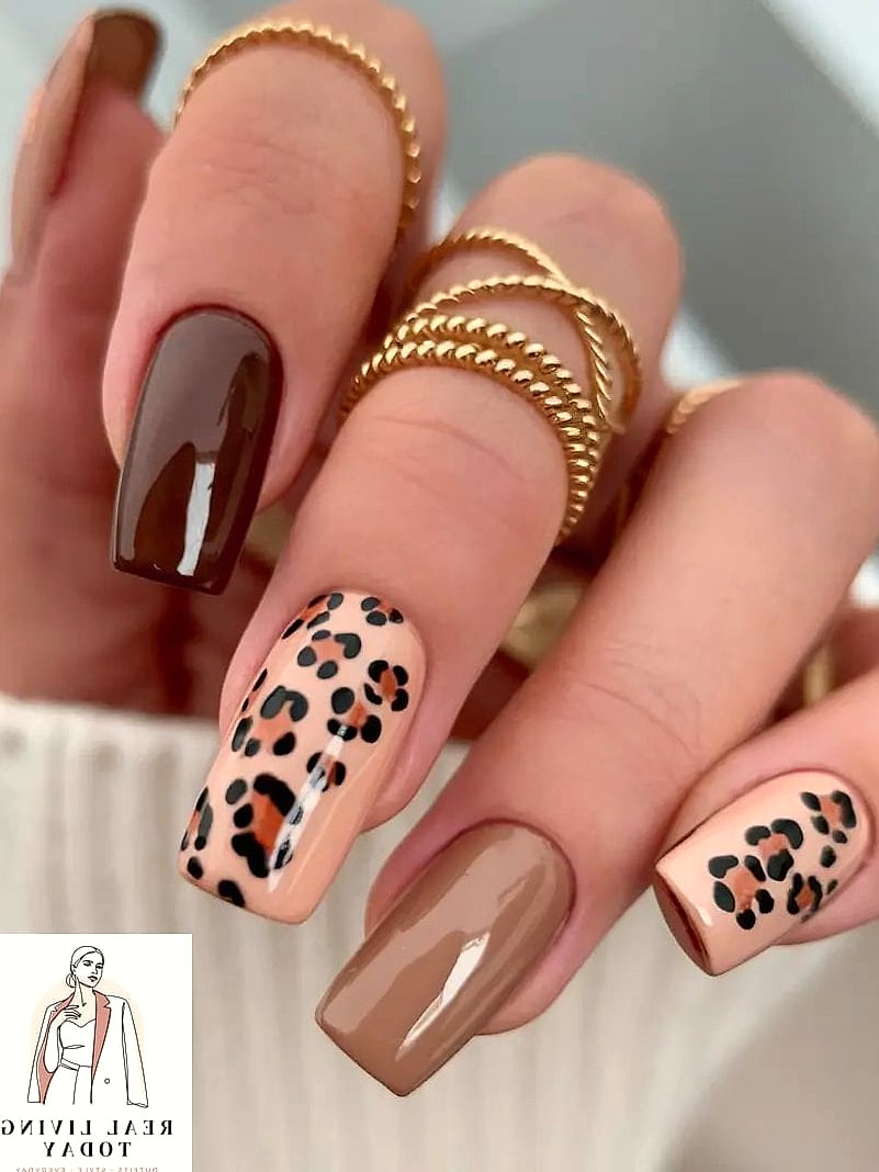 Animal Print Accents With Neutral Basics