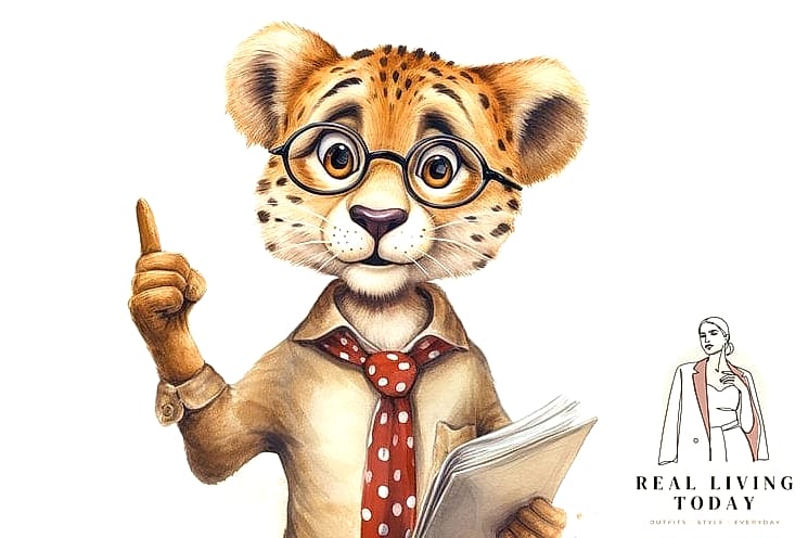 30 Teacher Outfit Ideas That Actually Look Amazing 21 Animal Print in Small Doses