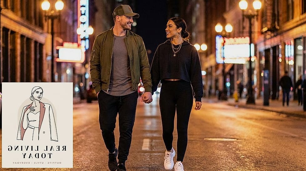 The Athleisure-Meets-Date-Night Look
