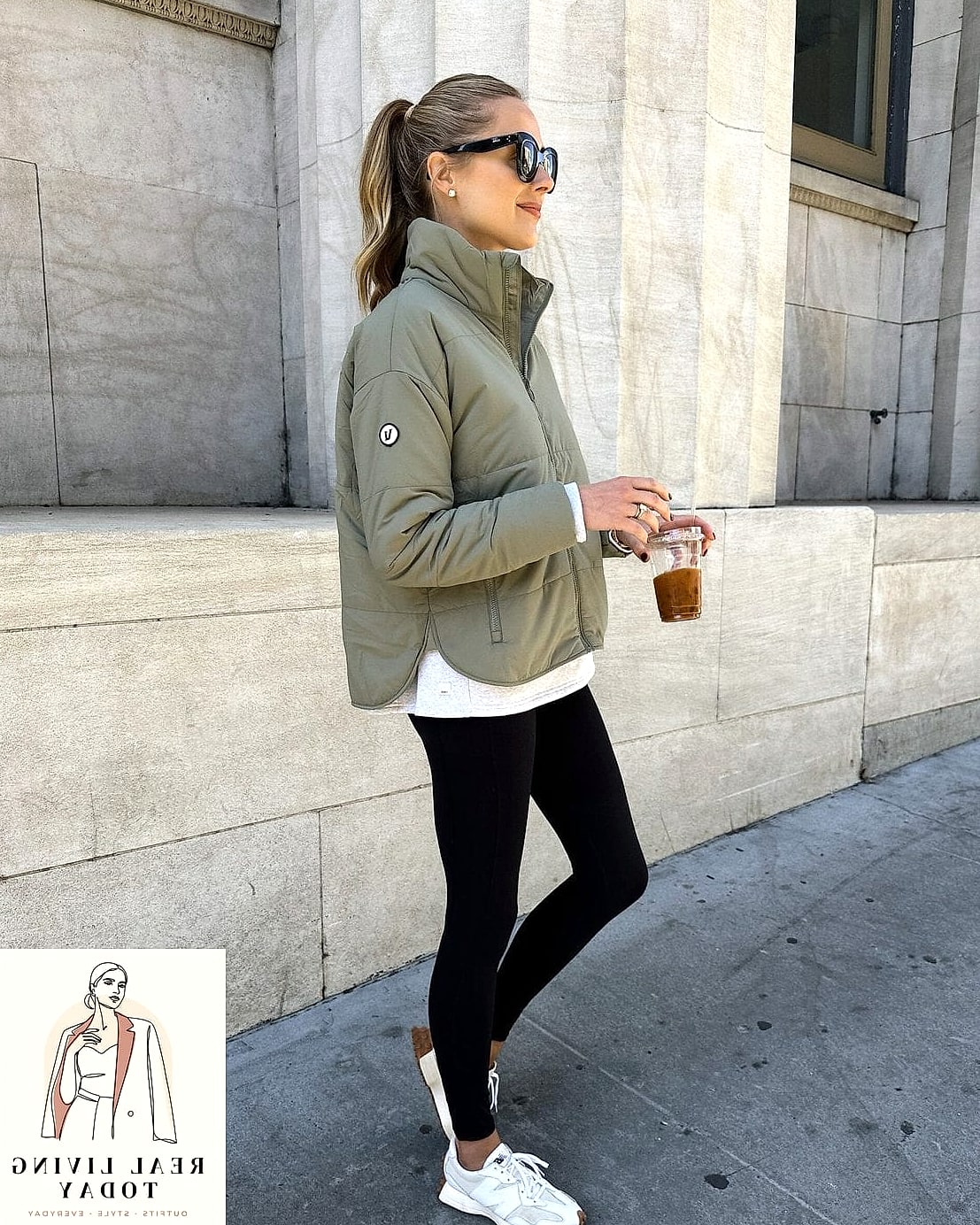 23 Womens Autumn Outfit That Are Going Viral on Pinterest 10 Athletic Dress with a Denim Jacket