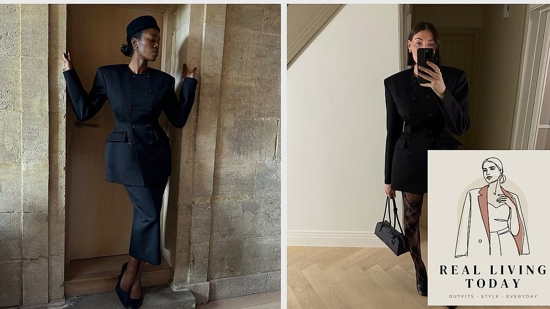 The Blazer Dress With Boots