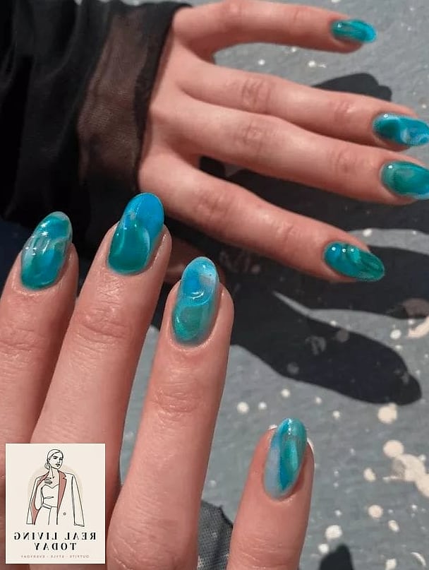 23 Blue Nail Ideas That Are Going Viral on Pinterest 23 Blue Jelly Nails