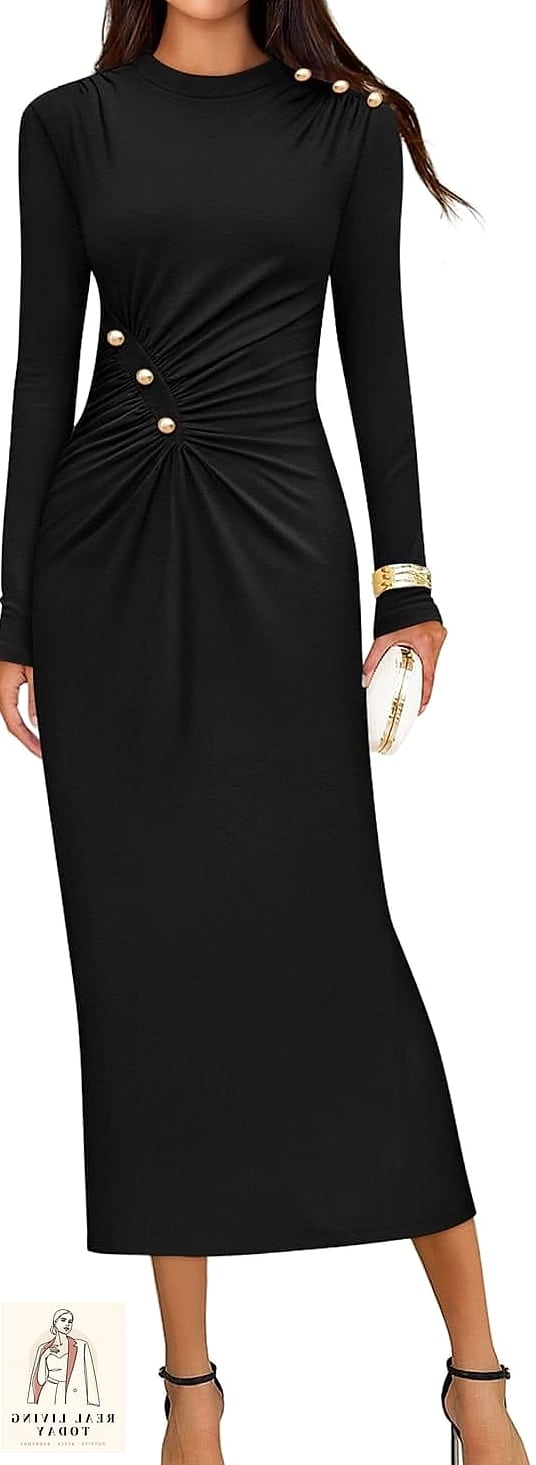 23 Amazon Fall Capsule Wardrobe You'll Want to Wear on Repeat 16 The Bodycon Midi Dress