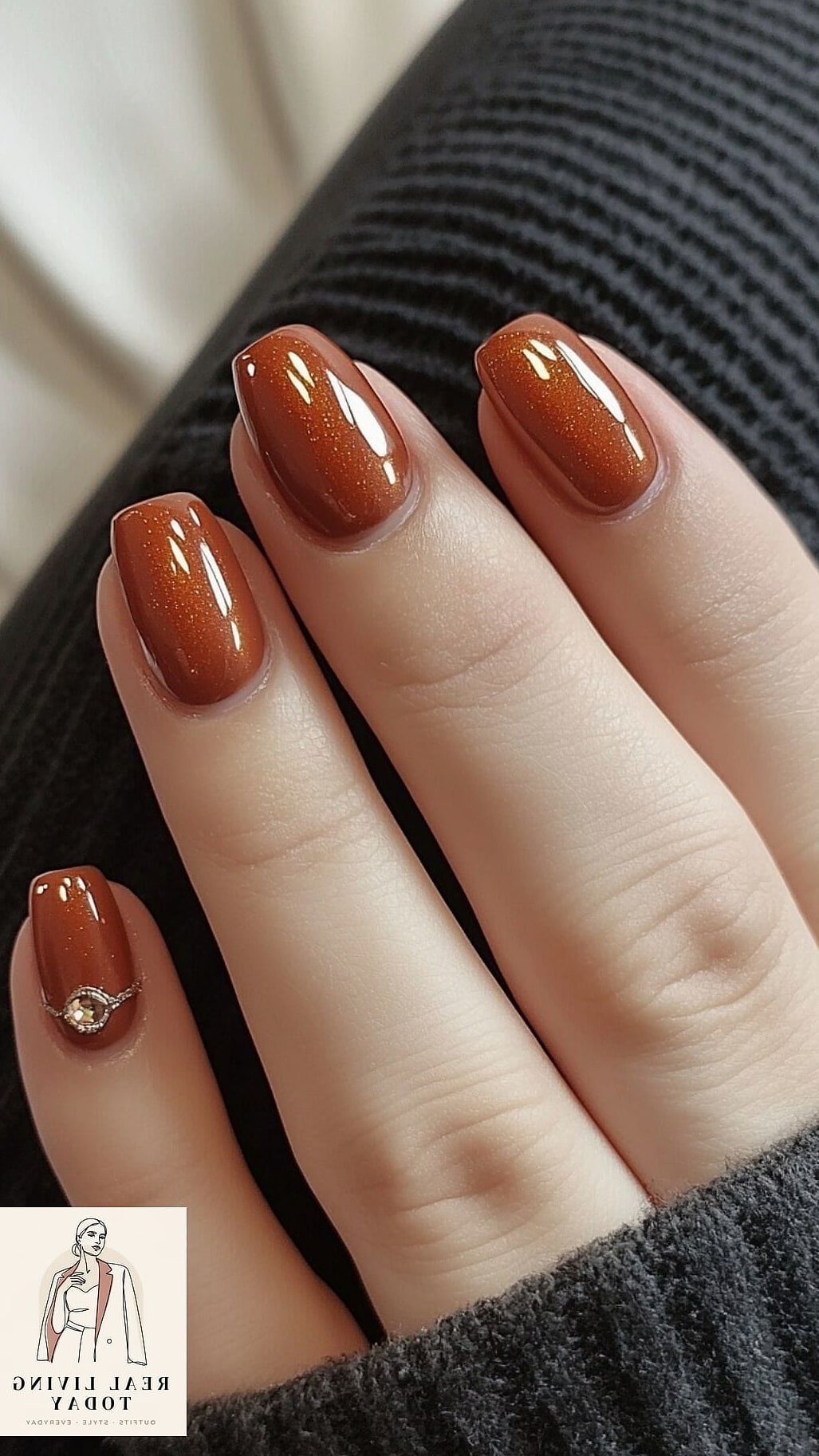 25 Fall Nail Ideas Worth Bookmarking Right Now 20 Burnt Sienna Matte