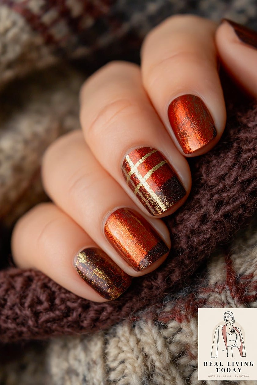 25 Fall Chrome Nail Ideas So Good They're Worth Every Penny at the Salon 25 Caramel Chrome for a Sweet, Warm Glow