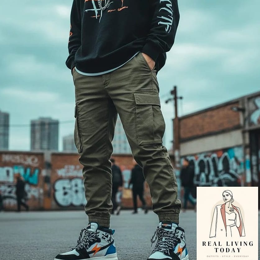 29 Trendy Sneakers Outfit You Need to Know About 26 Cargo Pants and Cropped Tank