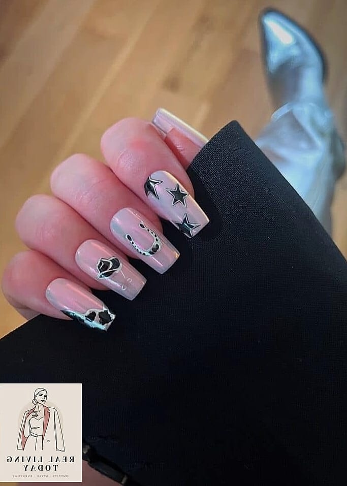 26 Cowboy Boots Outfit Worth Pinning Immediately 26 Chrome Nails and a Statement Belt