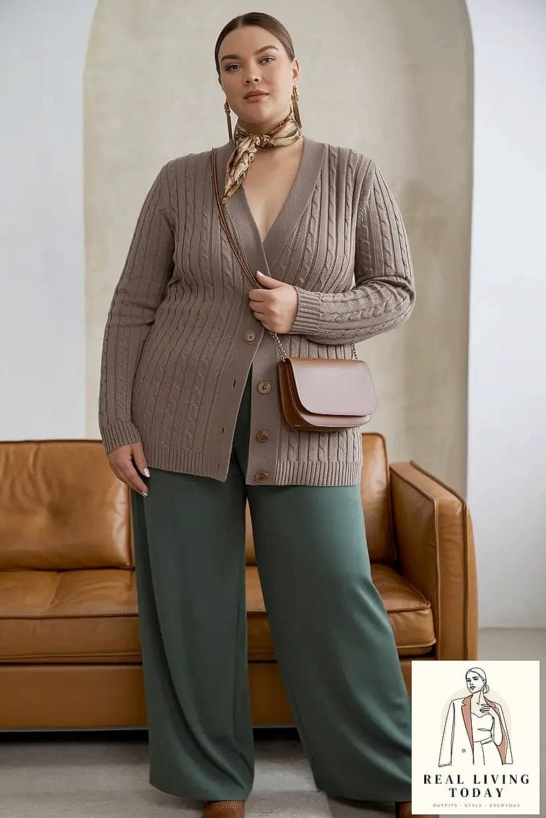25 Fall Capsule Wardrobe Essentials That Will Make Getting Dressed So Much Easier 7 A Chunky Cable Knit Sweater
