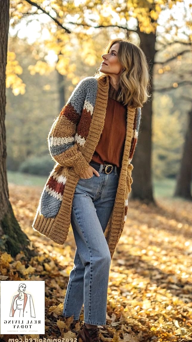 25 Fall Fashion Trends Worth Knowing About Right Now 5 Chunky Knit Sweaters in Earth Tones