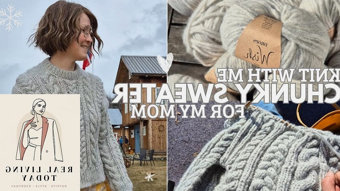 30 Millennial Mom Outfits That Are Seriously Stylish Right Now 25 Chunky Knit and Straight Jeans