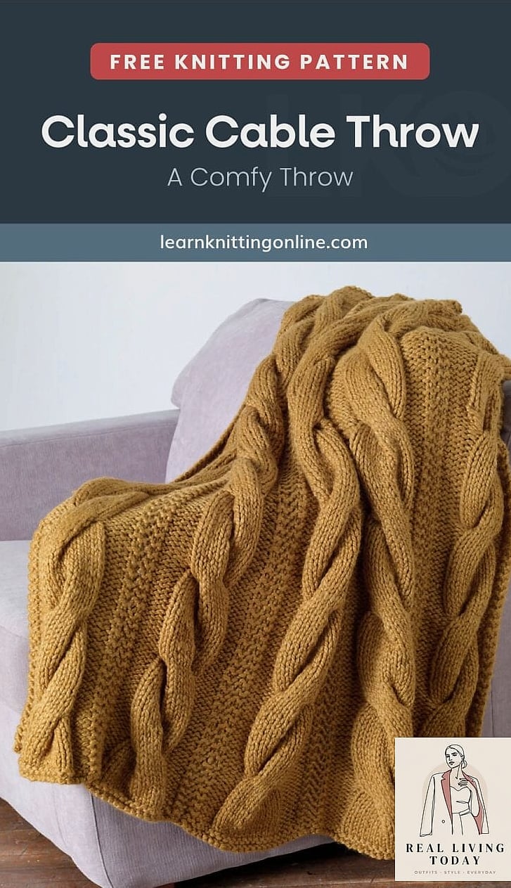 The Classic Cable Knit Sweater and Jeans