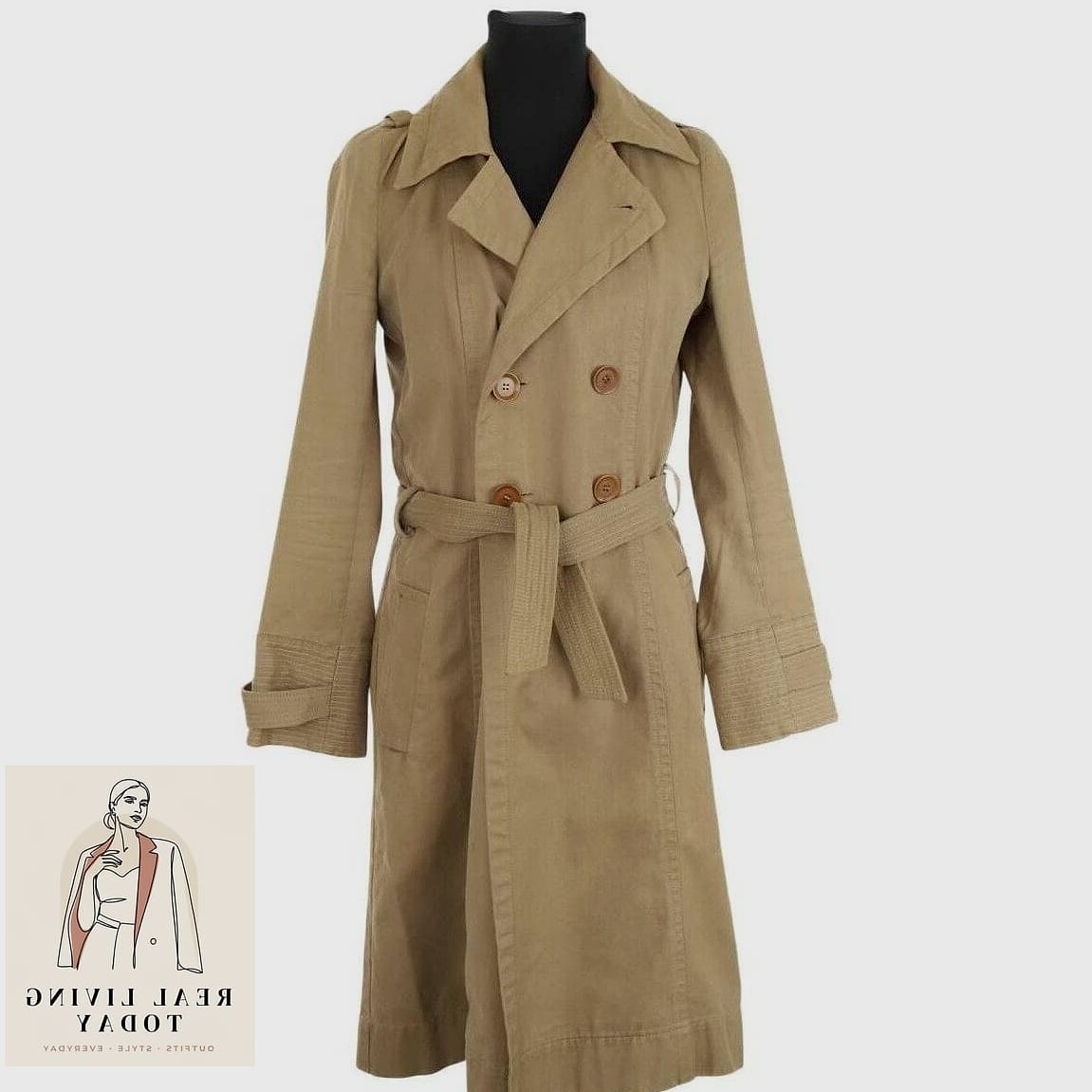 22 Trench Coat Outfit Worth Pinning Immediately 2 The Classic Camel Trench and Straight-Leg Jeans