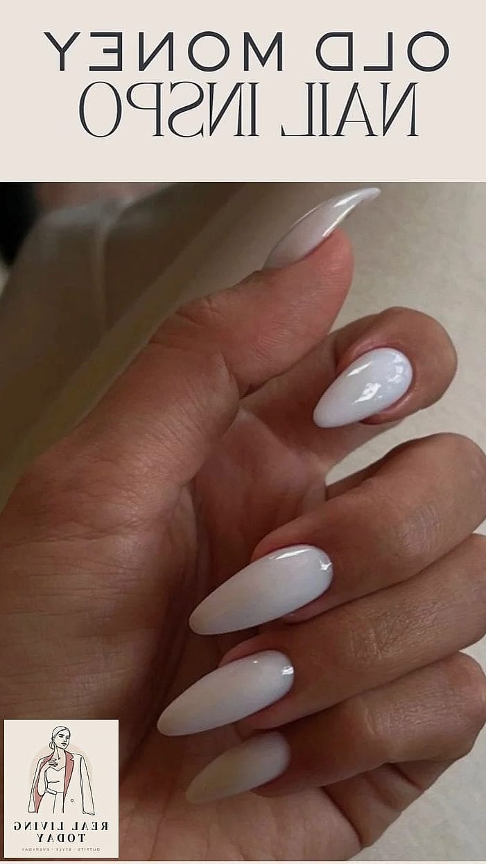23 Old Money Nails That Are Going Viral on Pinterest 2 Classic Milky White
