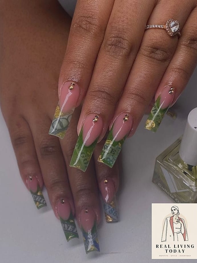 23 Old Money Nails That Are Going Viral on Pinterest 12 Classic Red with Squared Edges