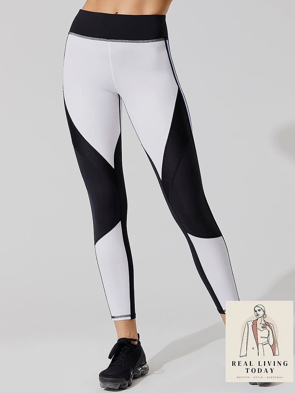 Color-Block Leggings for a Bold Statement