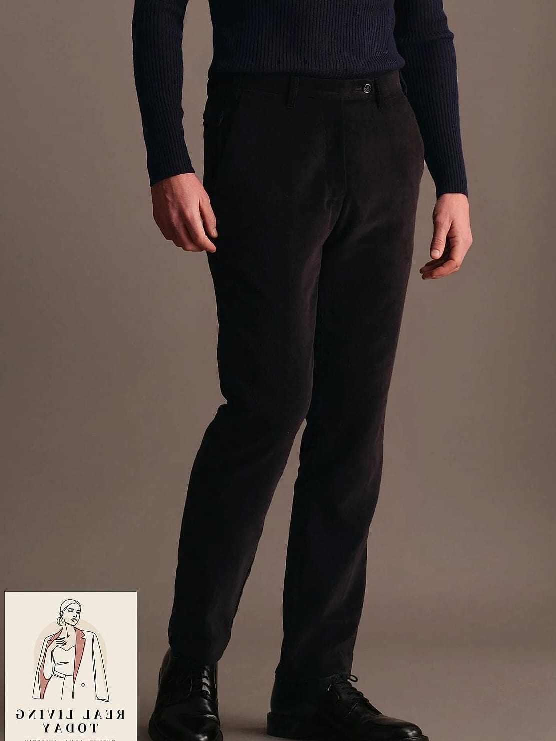 Corduroy Trousers and a Fitted Blazer