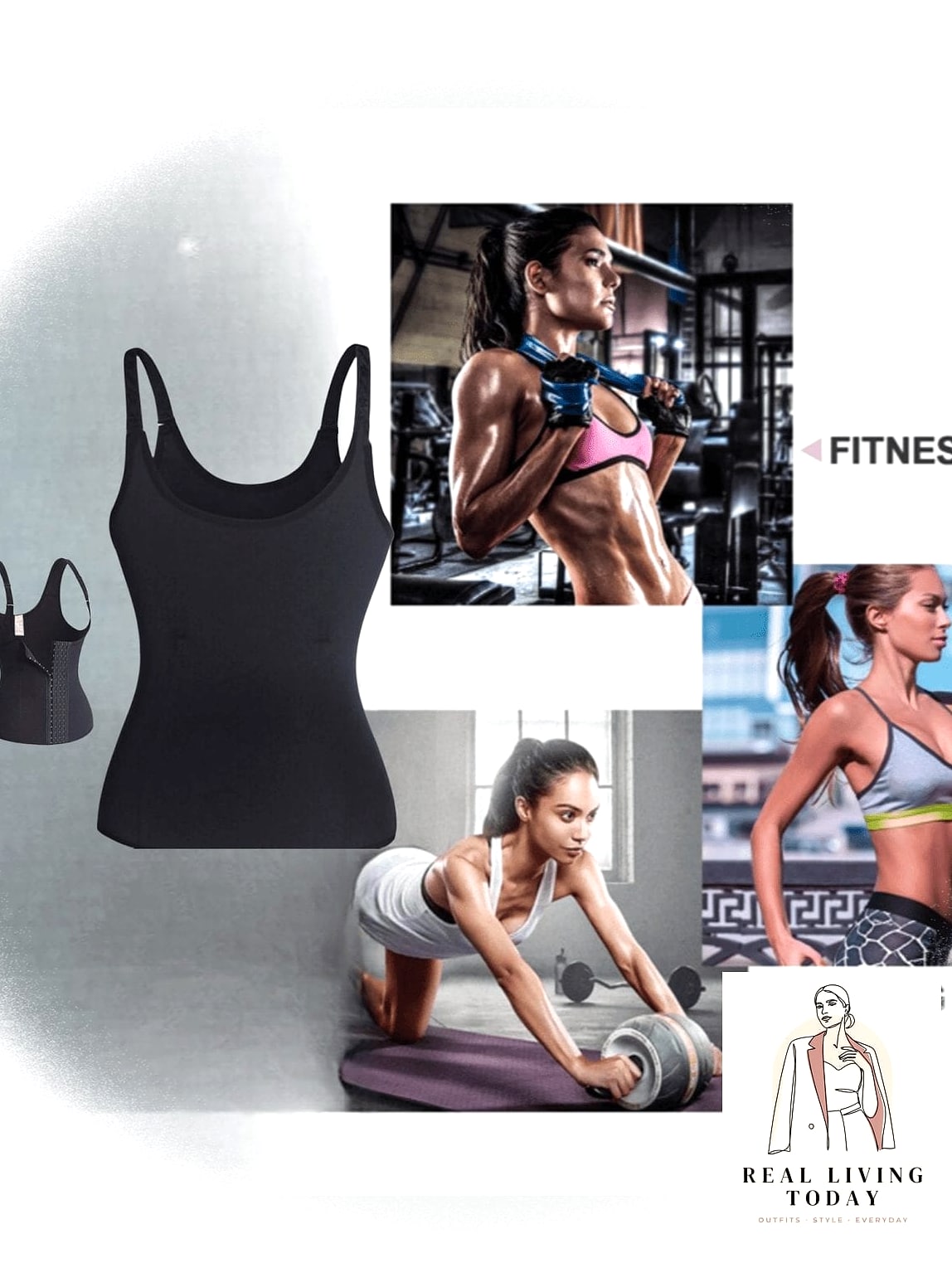 21 Yoga Outfit Ideas That Are Going Viral on Pinterest 6 Corset-Style Sports Bra