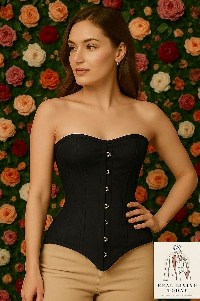 The Corset Top Under a Blazer