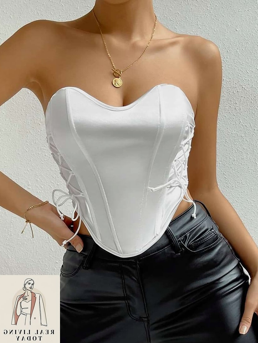 24 White Tee Outfit Worth Pinning Immediately 10 The Corset Top Layer