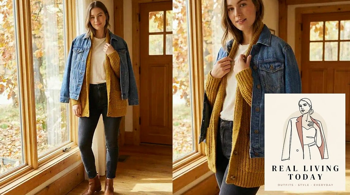 25 Friendsgiving Outfit Ideas That Are Stylish, Cozy and Totally Pinterest-Worthy 6 Cozy Cardigan as a Jacket