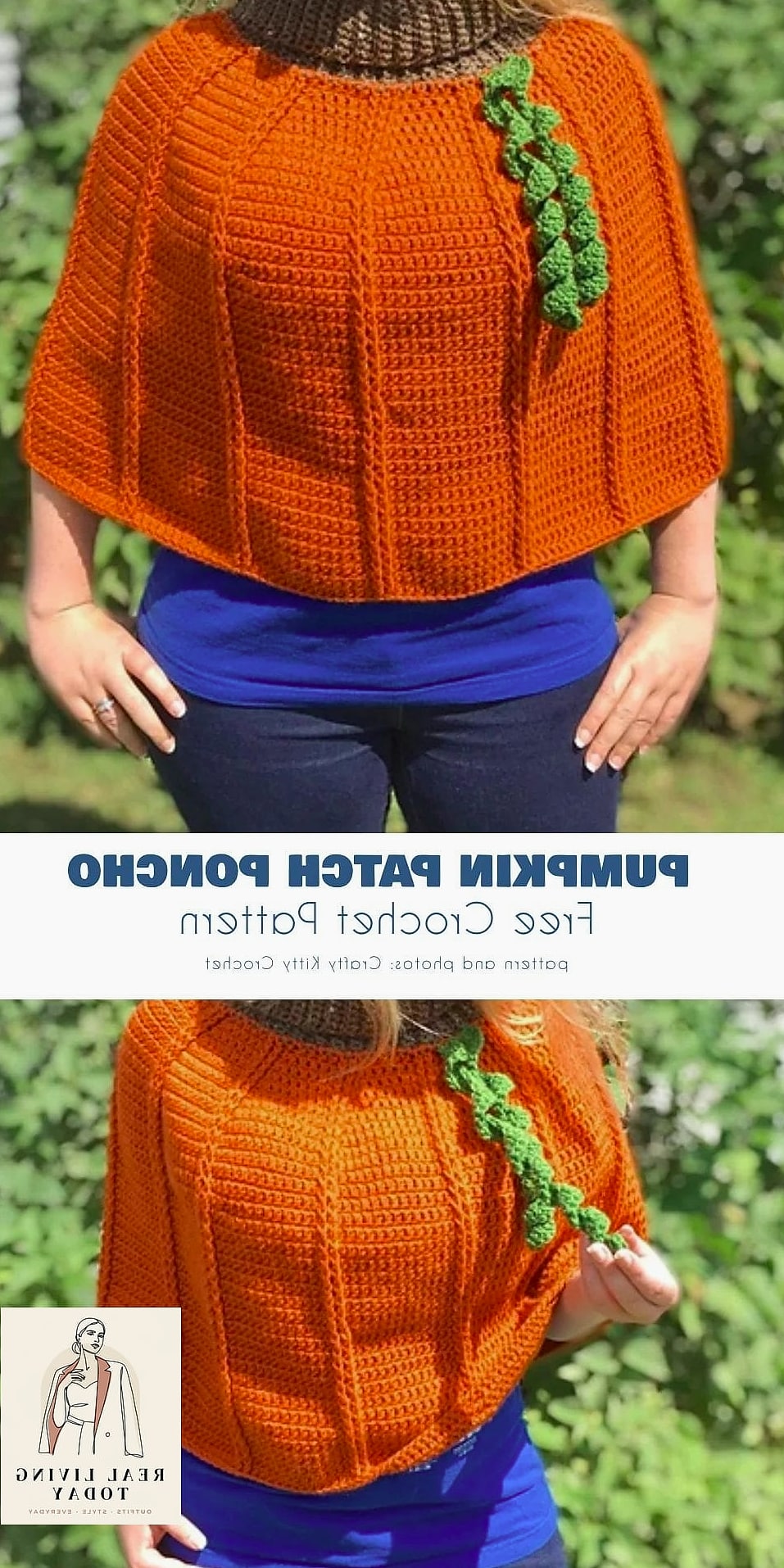 22 Cute Pumpkin Patch Outfit Ideas That Are Cozy and So Instagram-Worthy 17 The Cozy Poncho Look