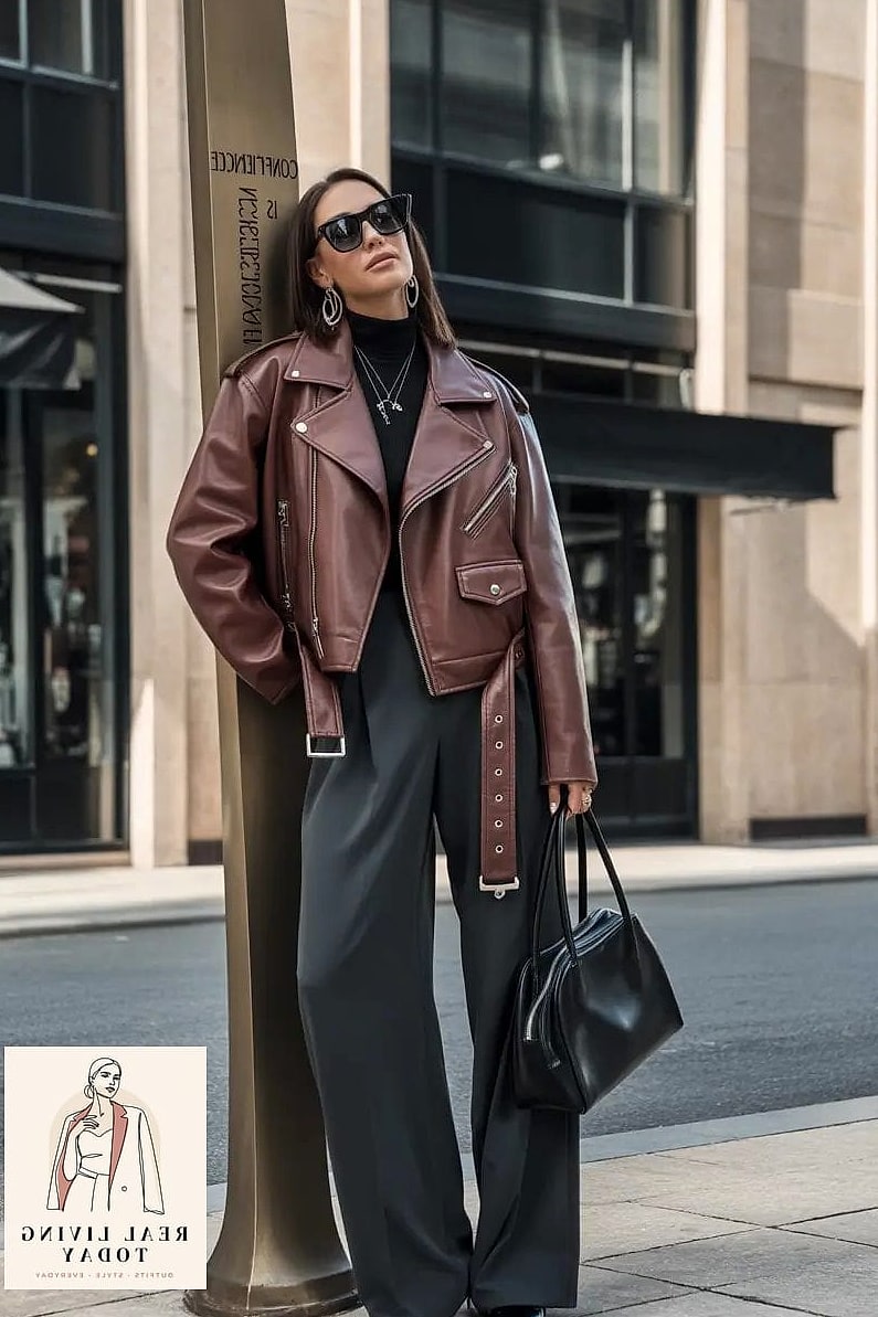 29 Fall Outerwear Trends You Need to Know About 16 Cropped Moto Jackets