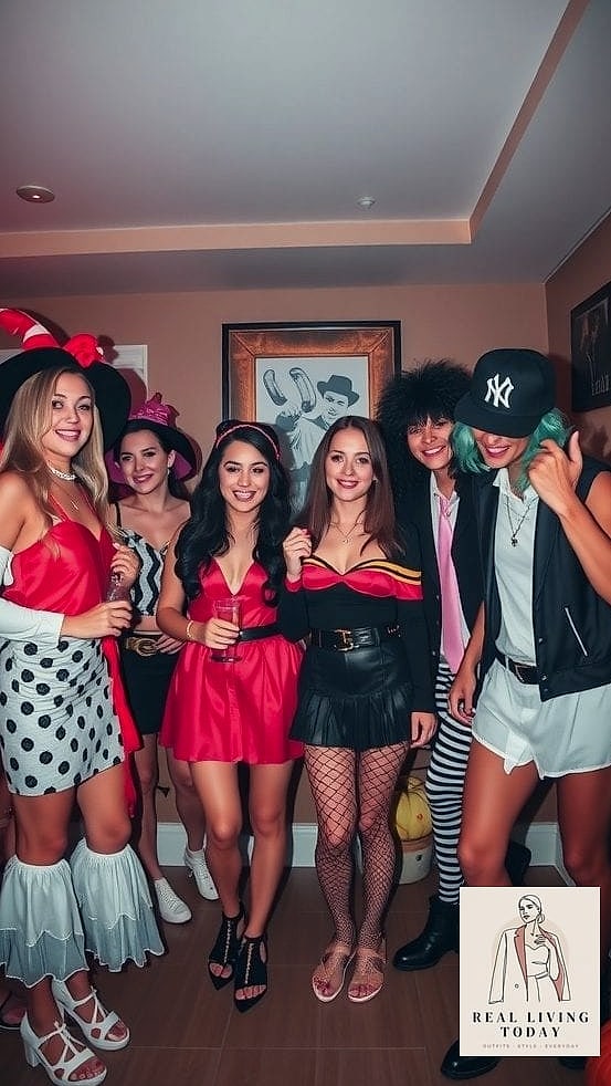 28 Trendy Group Halloween Costume Ideas for Women That Will Win Every Party 2 Decades Squad: 70s, 80s, 90s, and 2000s