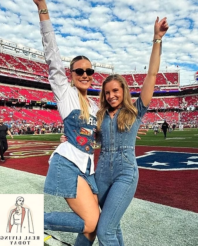 26 Football Game Outfit That Look Effortlessly Chic 5 The Denim-on-Denim Game Day Look