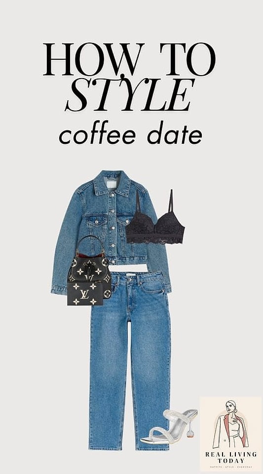 26 Coffee Date Outfit That Actually Look Amazing 21 The Denim-on-Denim Moment