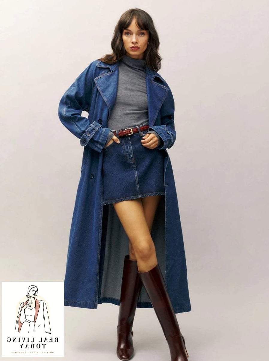 29 Fall Outerwear Trends You Need to Know About 23 Denim Trench Coats