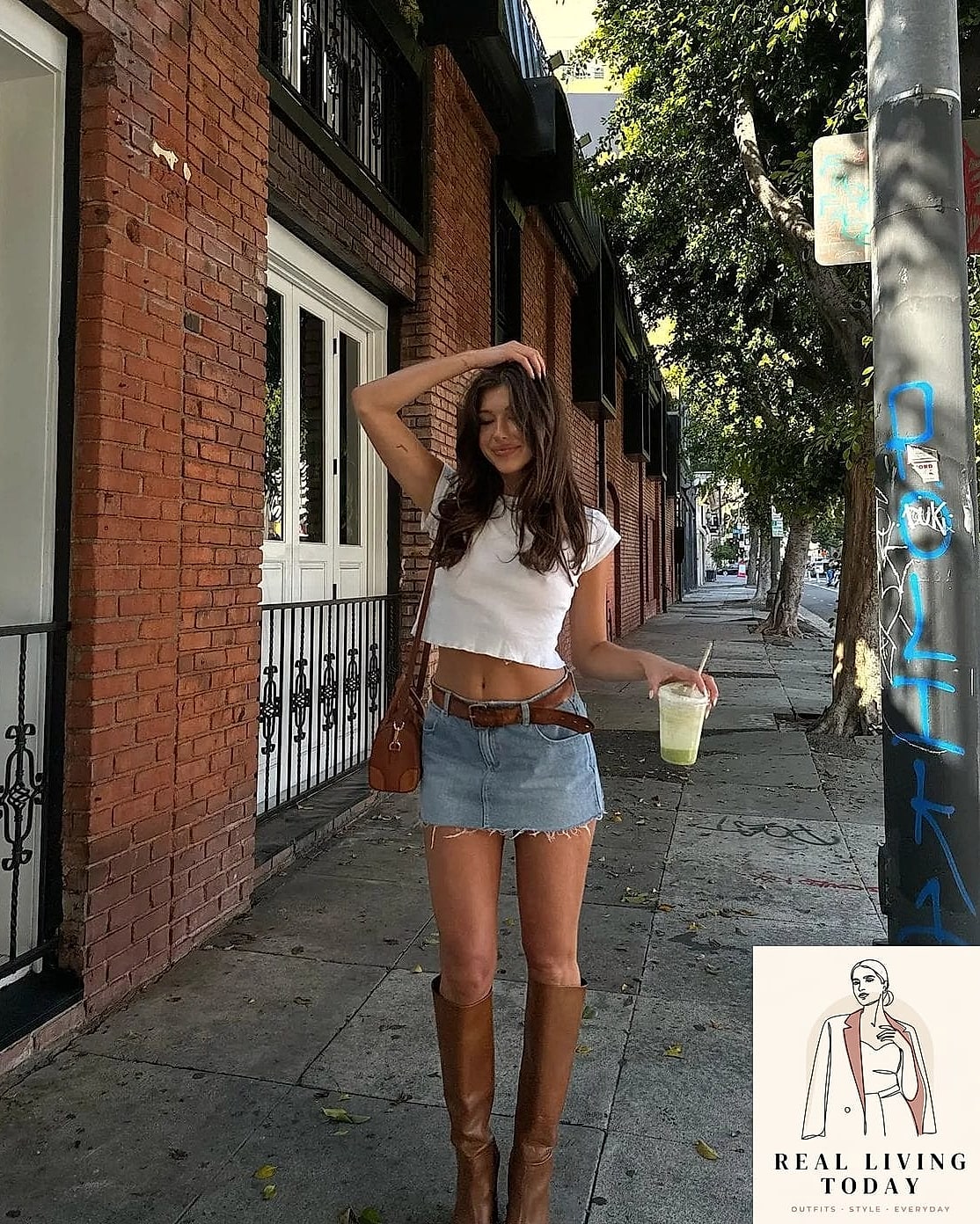 28 Denim Mini Skirt Outfit Worth Pinning Immediately 15 Denim Vest Layered On Top