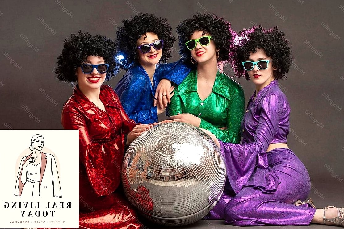28 Trendy Group Halloween Costume Ideas for Women That Will Win Every Party 16 Disco Ball Squad