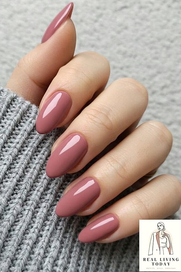 25 Pink Nail Ideas for Every Mood and Skill Level — Your Next Manicure Is Here 18 Dusty Rose Nails for Fall