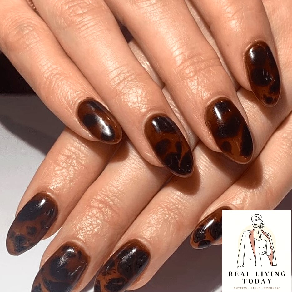25 Fall Nail Ideas Worth Bookmarking Right Now 8 Espresso Martini Nails