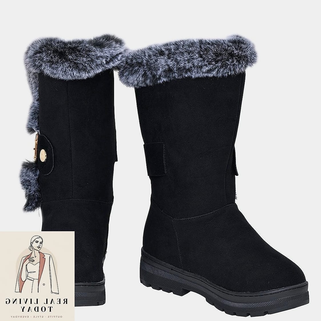 27 Fallwinter 2019 Boot Guide You'll Want to Wear on Repeat 16 Faux Fur Trim Boots
