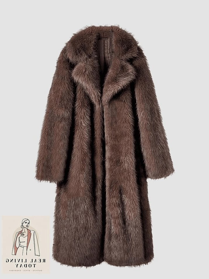 22 Coat Outfit Ideas That Will Make You Look Like the Coolest Girl This Season 12 Faux Fur Coat for Maximum Drama