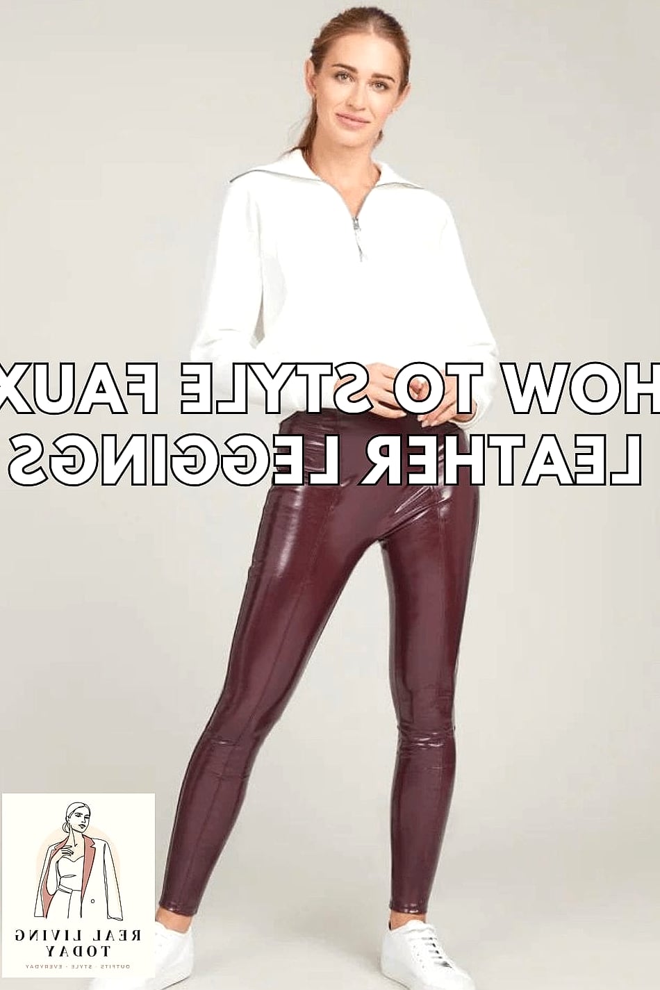 Faux Leather Leggings Instead of Fabric