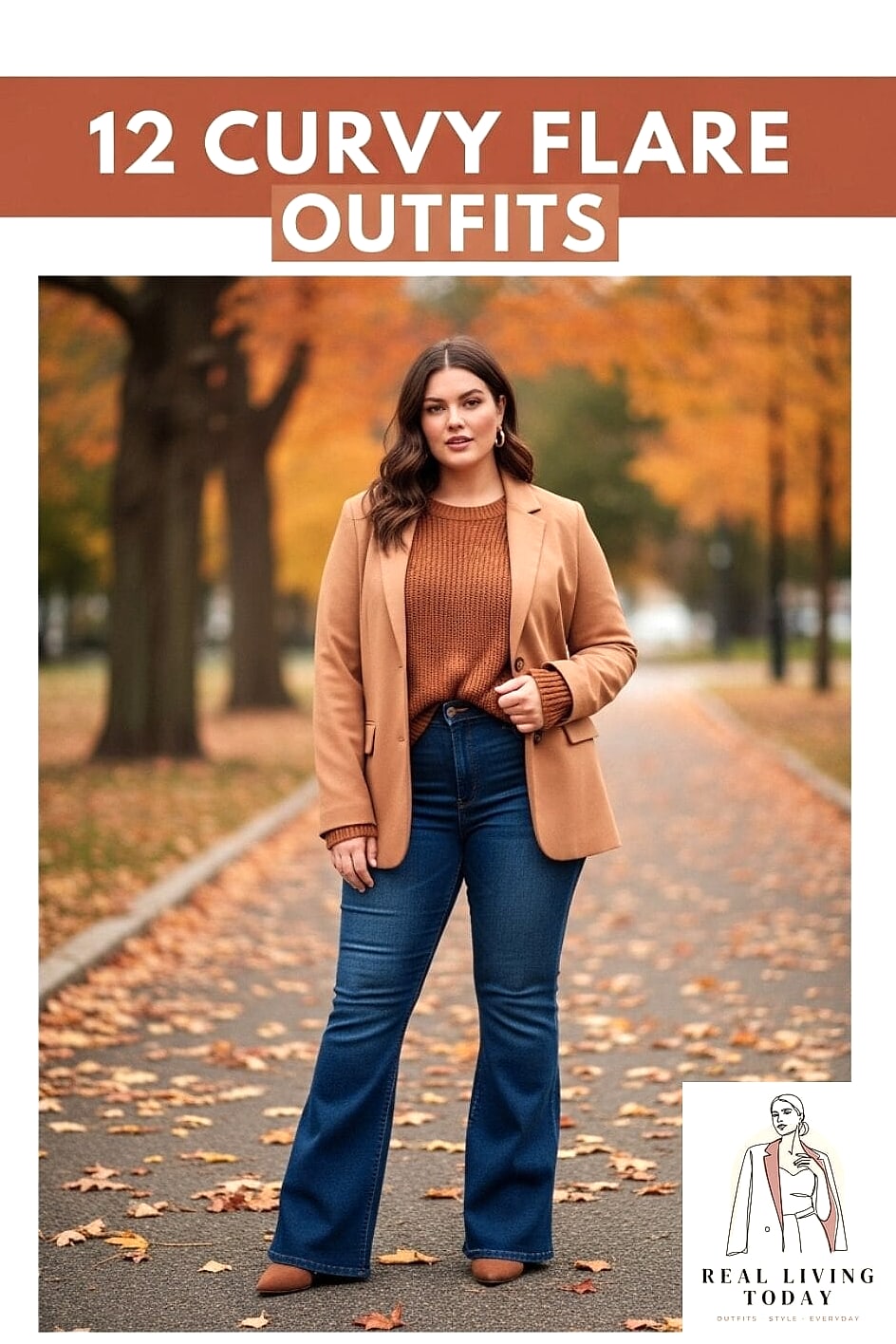 25 Fall Business Outfit Ideas to Copy Right Now 22 Flare Jeans for a Retro Touch