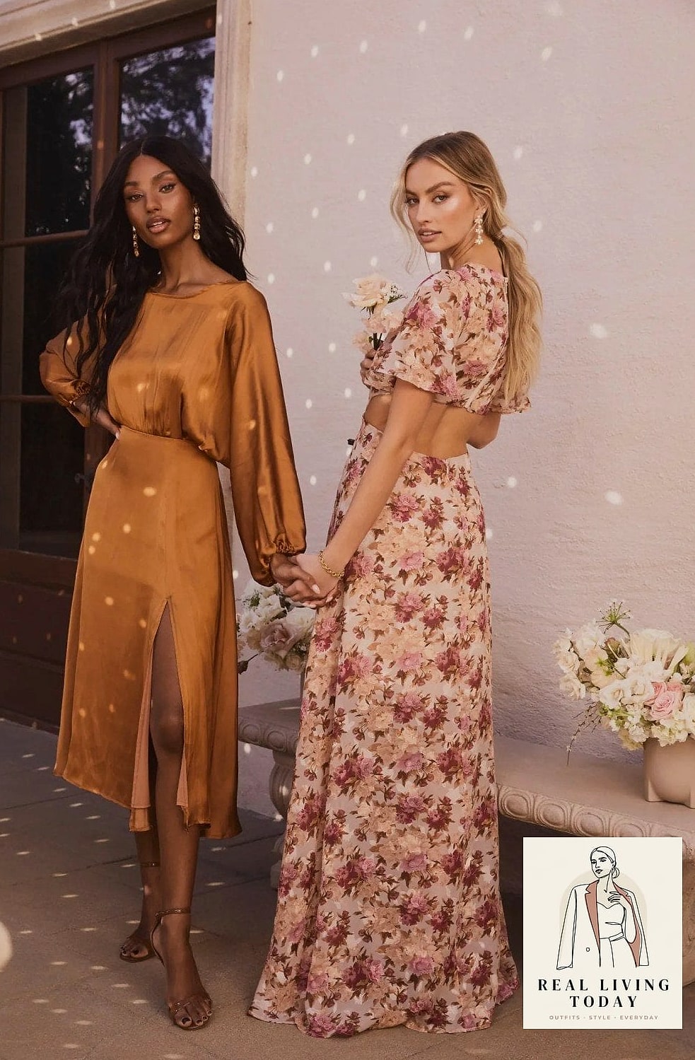 22 Fall Wedding Guest Dresses From Amazon Fashion That Are Seriously Stylish Right Now 7 A Floral Midi With Fall-Appropriate Colors