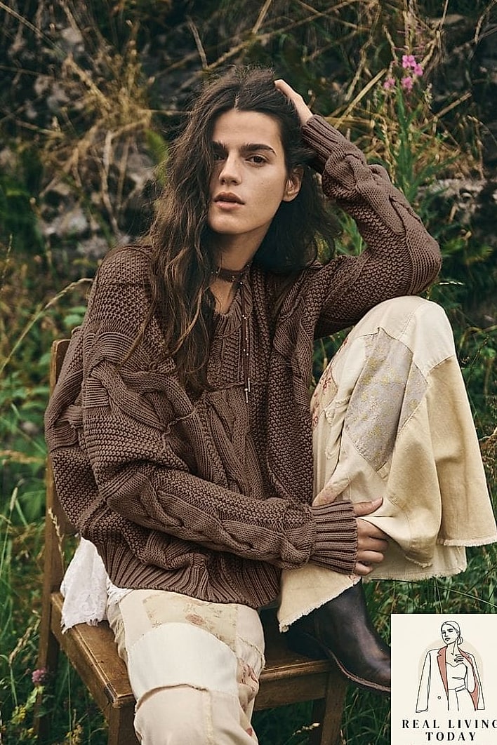 25 Fall Going Out Outfits for Women That Are Trendy, Cute and On Point 15 Free People Boho Dress with a Denim Jacket