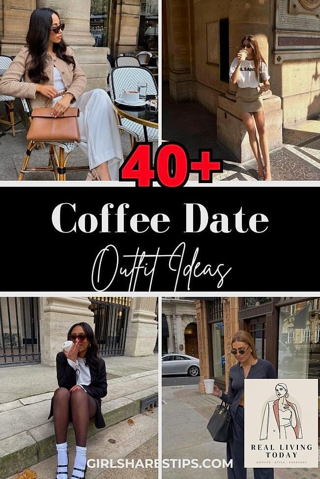 26 Coffee Date Outfit That Actually Look Amazing 24 The French Tip Nails and Minimalist Outfit Pairing