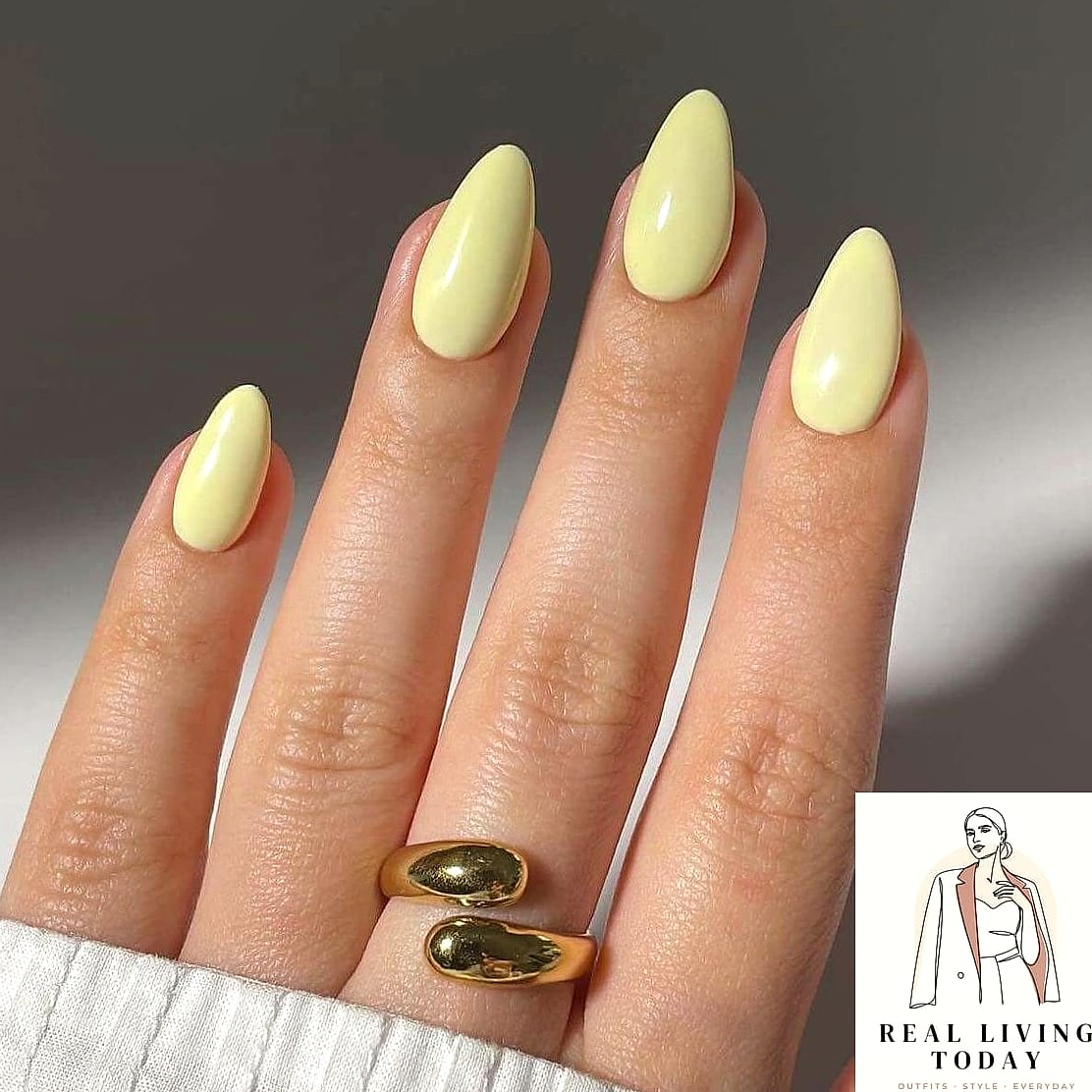20 Butter Yellow Nails Worth Bookmarking Right Now 4 Glazed Butter Yellow Nails