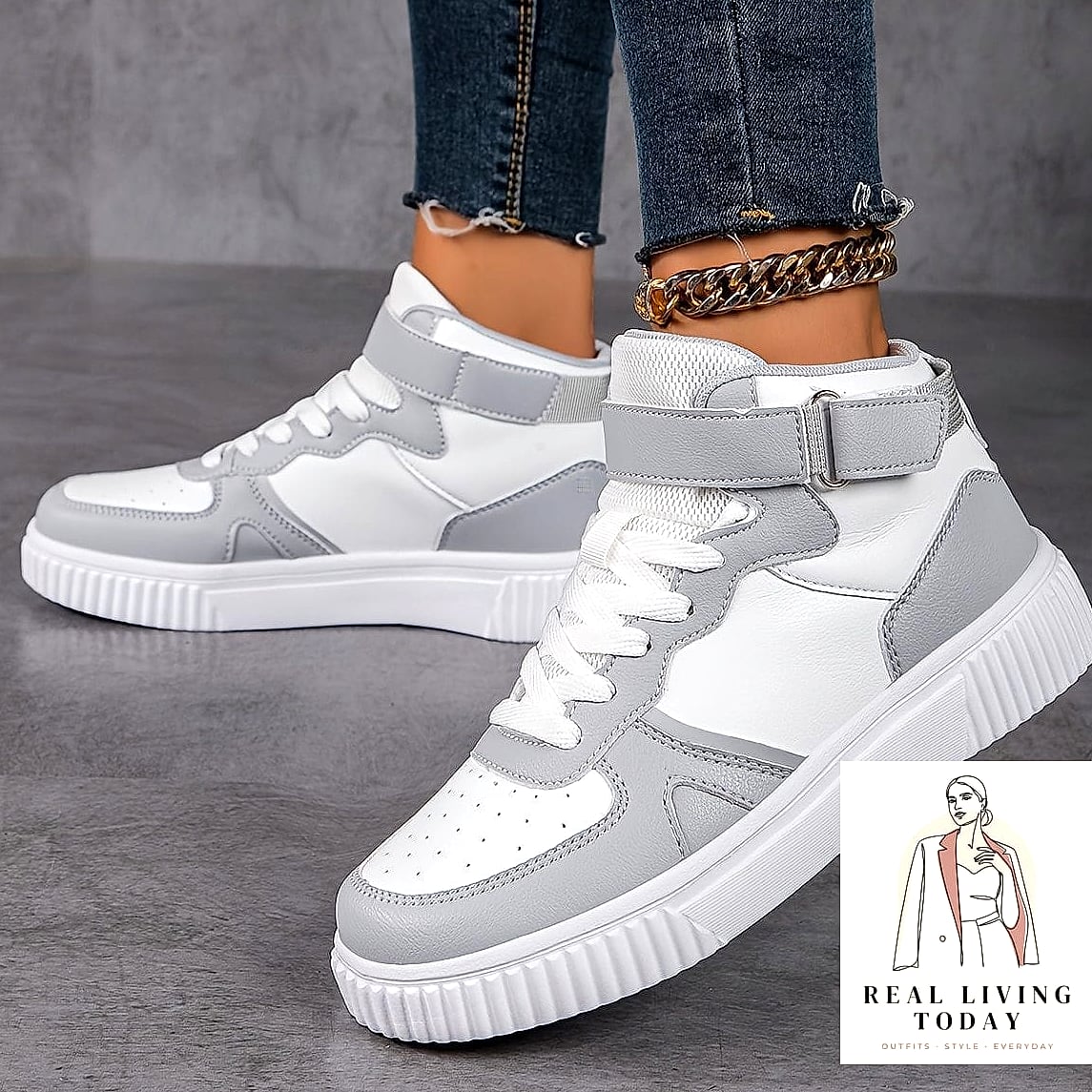 High-Top Basketball Sneakers
