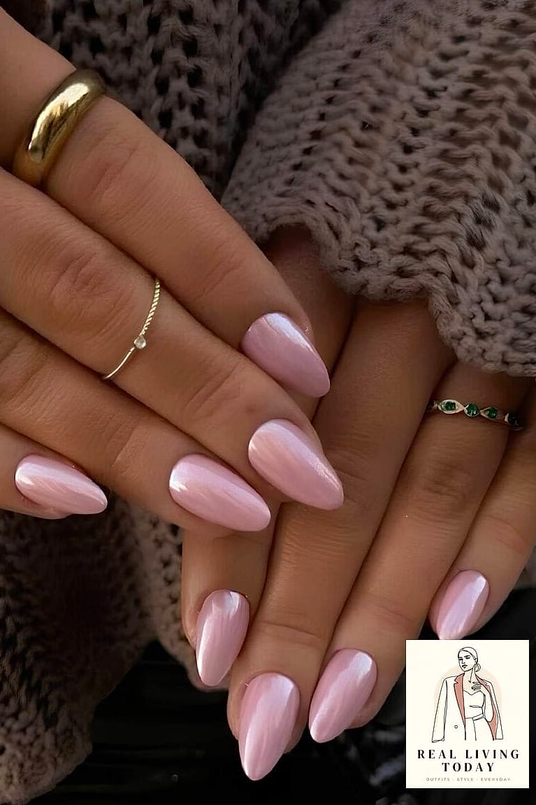 25 Fall Chrome Nail Ideas So Good They're Worth Every Penny at the Salon 8 Hot Pink Chrome for a Fun Contrast
