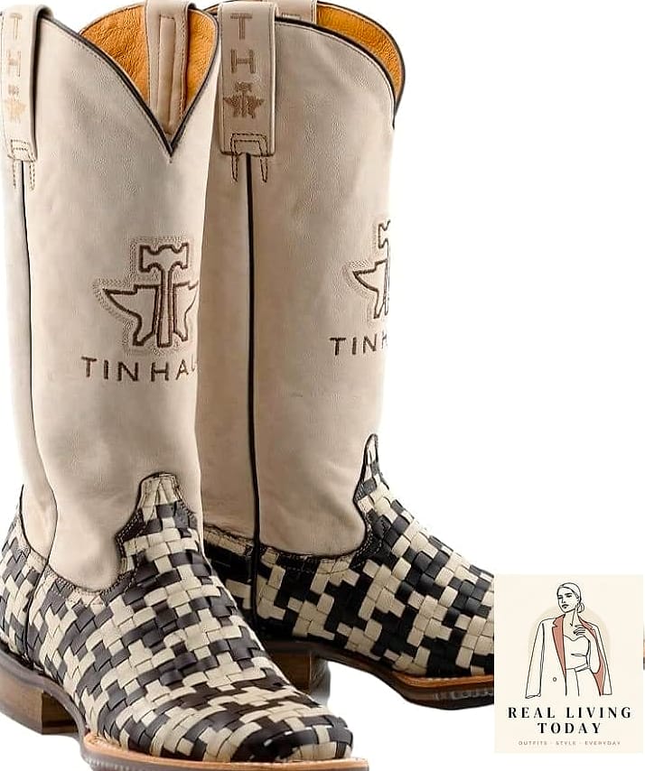 26 Cowboy Boots Outfit Worth Pinning Immediately 18 Houndstooth for a Pattern Moment