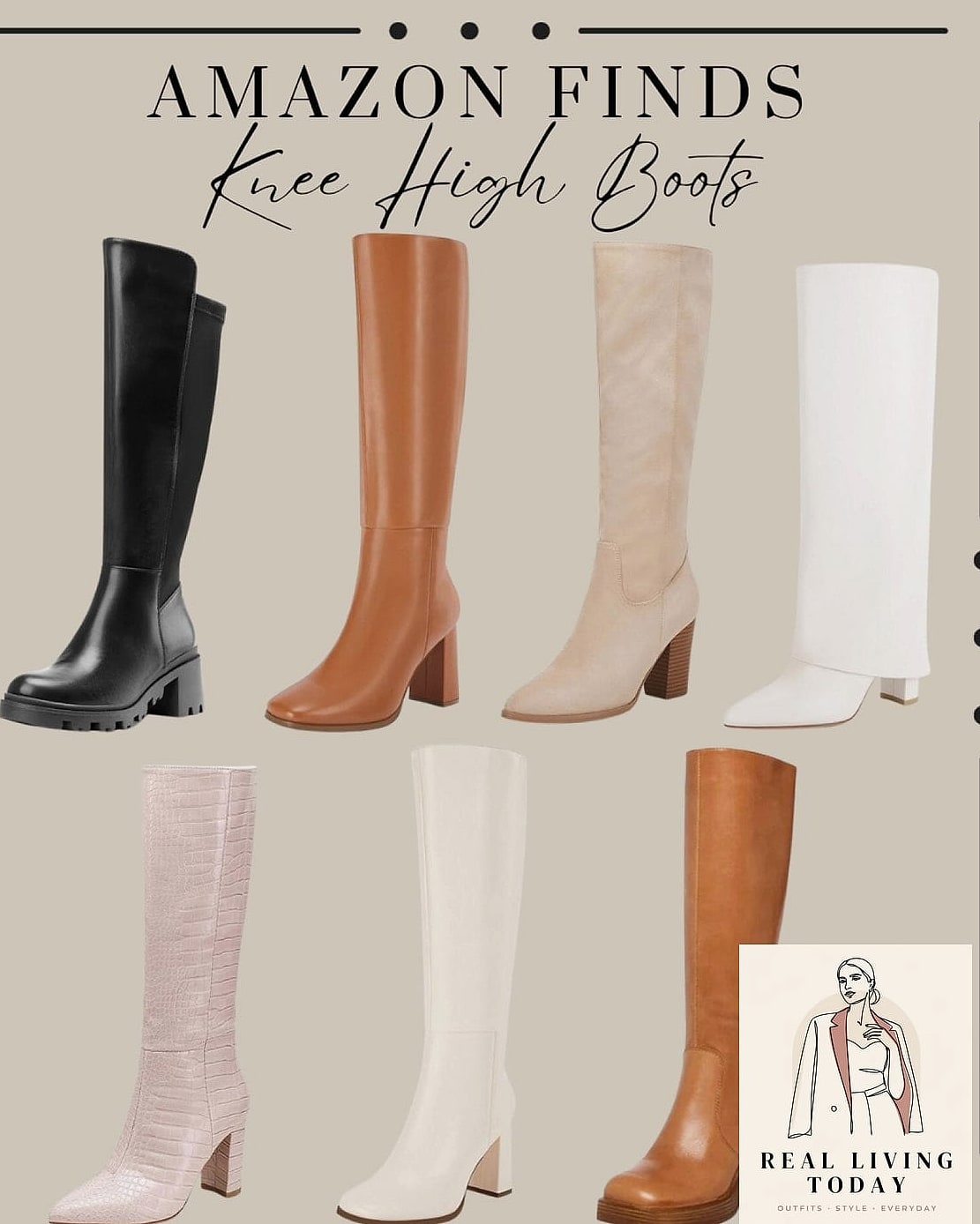 20 Best Amazon Fashion Finds For Fall That Look Effortlessly Chic 8 Knee-High Boots That Actually Fit Right